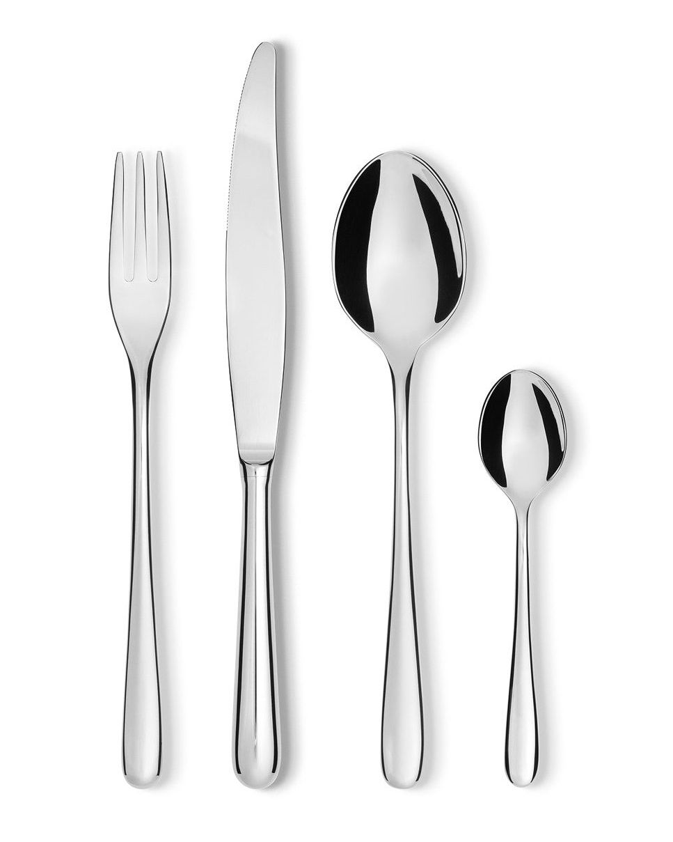 Alessi Bestekset Caccia - LCD01S24M - Monoblock - 24-delig / 6 personen - door Luigi Caccia Dominioni