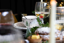 Cookinglife Serviesset - Kerstservies - Aardewerk - Groen 18-delig / 6 personen