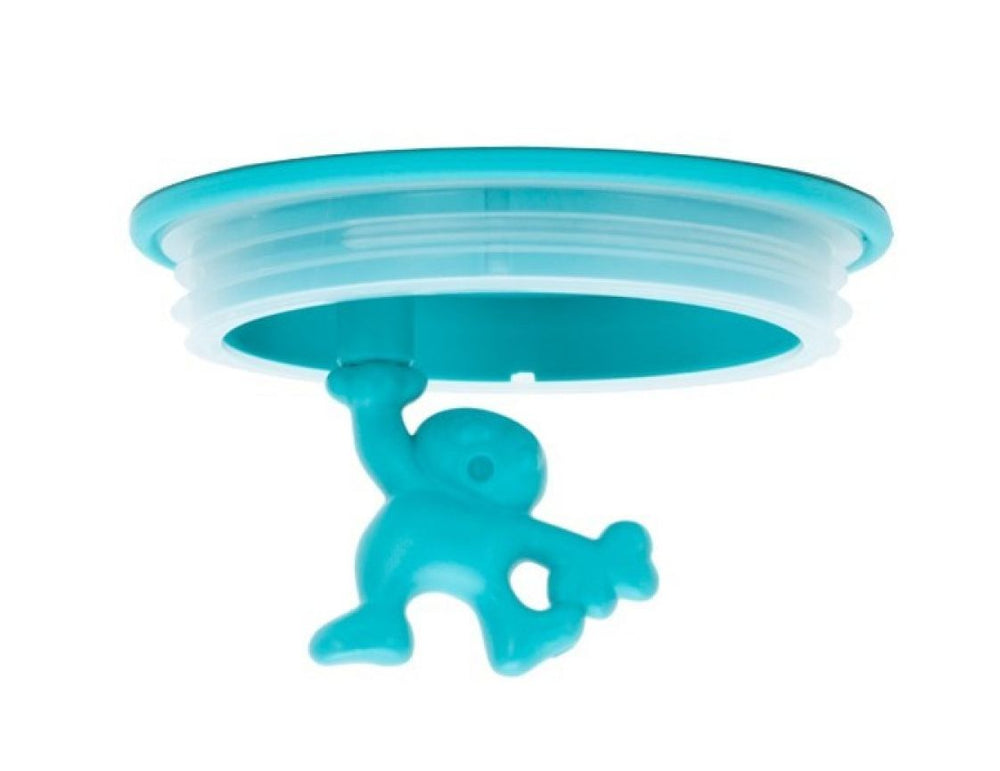 Alessi Reserve Deksel - voor voorraadpot Gianni A Little Man Holding On Tight - Blauw