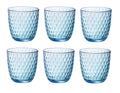 Bormioli Rocco Glass Slot - Bleu - 290 ml - 6 pièces