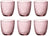 Bormioli Rocco Glazen Slot - Roze - 290 ml - 6 stuks