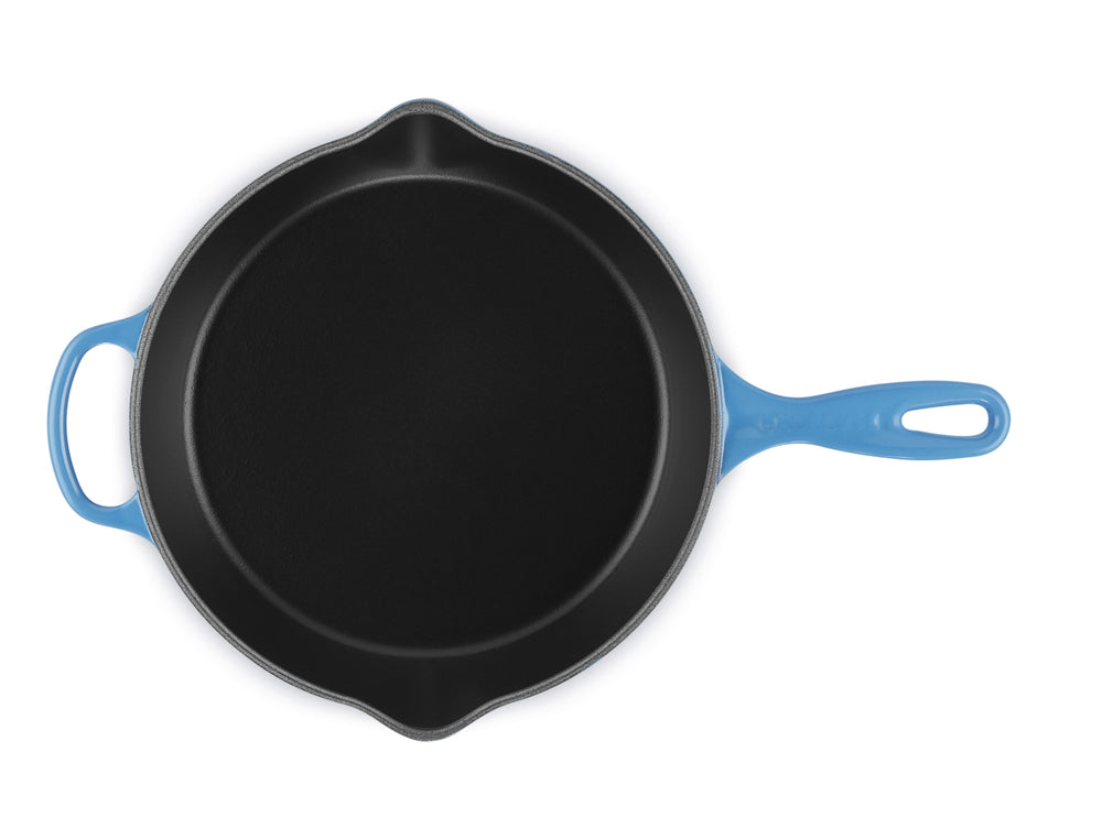 Le Creuset Skillet Signature - Azure - ø 26 cm - geëmailleerde anti-aanbaklaag