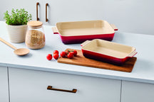 Le Creuset Ovenschalen Classic - 25 & 32 cm - Kersenrood - 2 delig