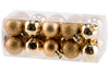 Cosy @Home Kerstballen Goud ø 3 cm - 20 Stuks