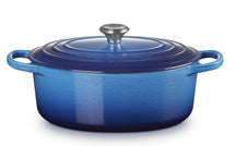 Le Creuset Braadpan Signature - Ovaal - Azure - ø 27 cm / 4.1 liter