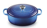 Le Creuset Casserole Signature - Ovale - Azur - ø 29 cm / 4,7 litres