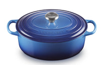 Le Creuset Casserole Signature - Ovale - Azur - ø 31 cm / 6,3 litres