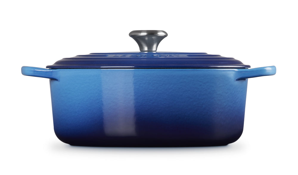 Le Creuset Casserole Signature - Ovale - Azur - ø 29 cm / 4,7 litres