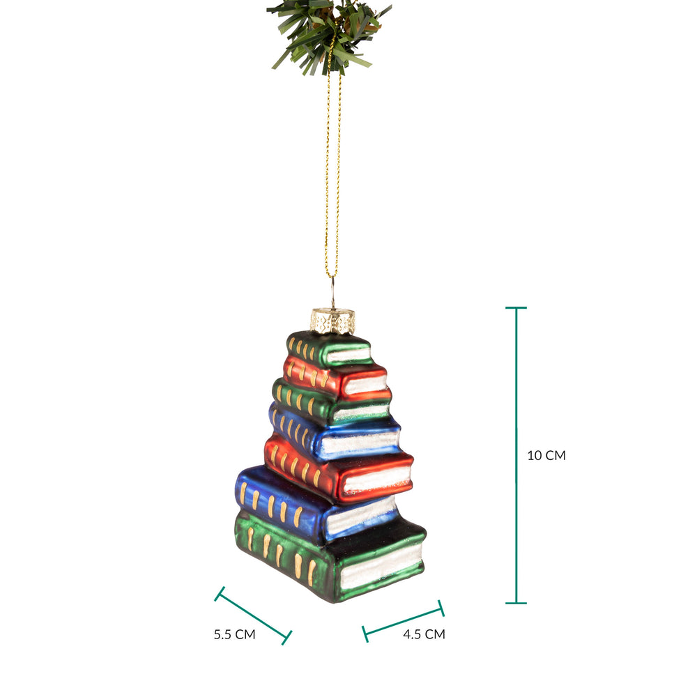 Nordic Light Kerstbal Boeken 10 cm