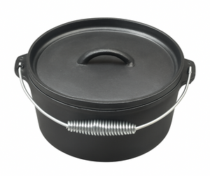 Blackwell Braadpan Gietijzer / Dutch oven met deksel - ø 25 cm / 4 liter - zonder anti-aanbaklaag