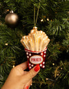 Frites boule de Noël Nordic Light 12 cm