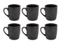 Studio Tavola Tasse New Black 350 ml - 6 pièces