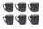 Studio Tavola Tasses Kos 350 ml - 6 pièces