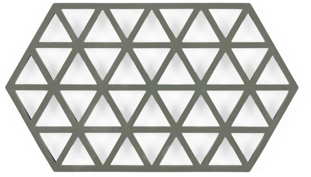 Zone Denmark Dessous de Verre Triangles - Vert Olive - 24 x 14 cm