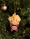 Frites boule de Noël Nordic Light 12 cm