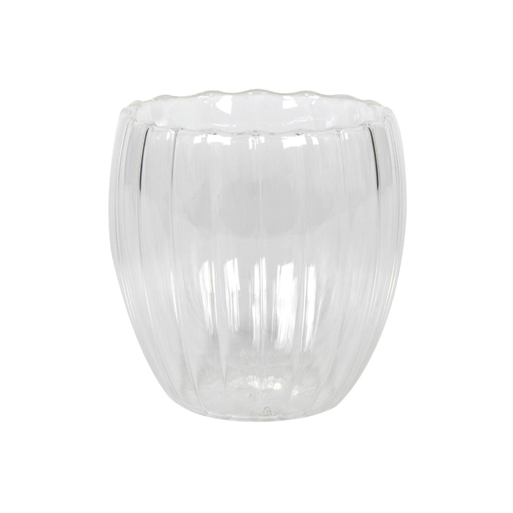 Cookinglife Dubbelwandige Koffie- / theeglazen Pumpkin 260 ml - 2 stuks