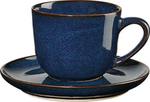 ASA Selection Tasse à Expresso et Soucoupe Saisons Bleu Nuit 90 ml