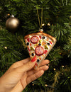 Boule de Noël Nordic Light Pizza 12 cm