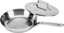 Saveur Selects Poêle avec couvercle Voyage - Inox Tri-Ply - ø 25 cm - sans revêtement antiadhésif