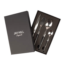 Jay Hill Bestekset Couvert Laguiole - Zwart - 4-delig