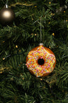 Boule de Noël Nordic Light Donut Rose Confetti 10 cm