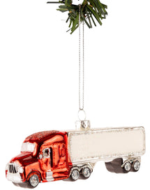 Camion boule de Noël Nordic Light 14 cm