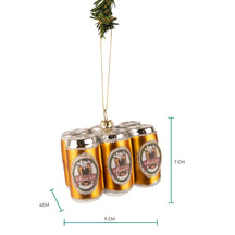 Nordic Light Kerstbal Six Pack Bier 9 cm