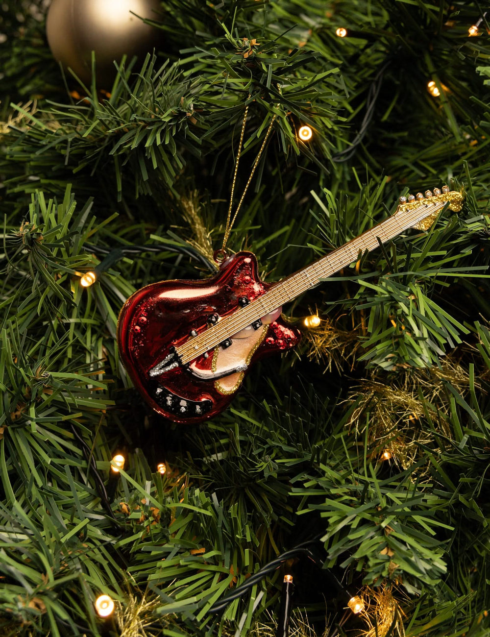 Nordic Light Kerstbal Gitaar 15 cm