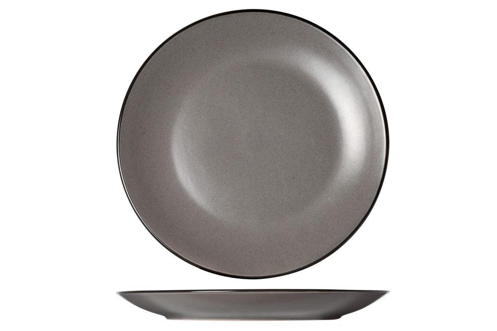 Assiette de dîner Cosy & Trendy Speckle Gris ø 27 cm