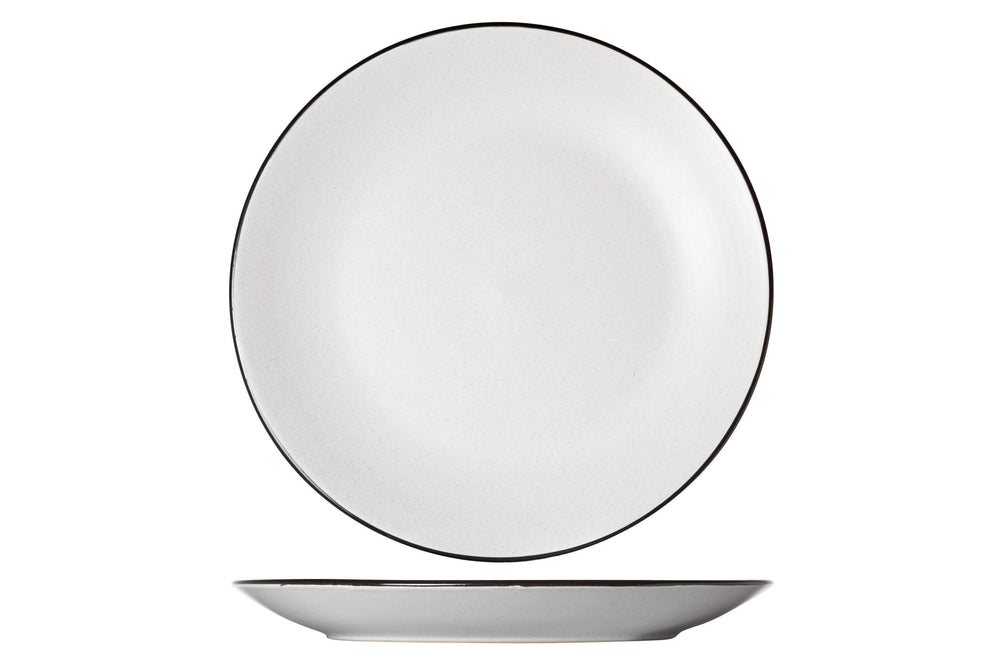 Cosy &amp; Trendy Assiette Plate Speckle Blanc ø 27 cm