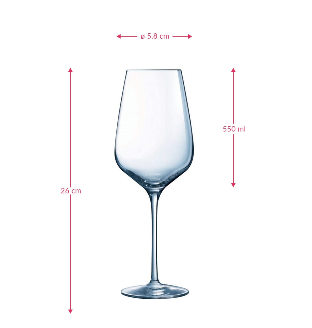 Verres à Vin Rouge Chef &amp; Sommelier Sublym - 550 ml - 6 pièces