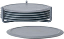 Sous-verres avec support Zone Denmark - Cool Grey - 6 pièces