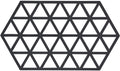 Zone Denmark Pannenonderzetter Triangles - Black - 24 x 14 cm