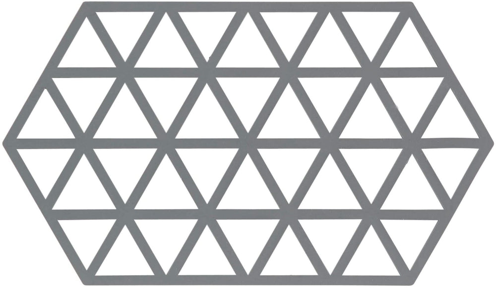 Zone Denmark Pannenonderzetter Triangles - Cool Grey - 24 x 14 cm