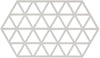 Zone Denmark Dessous de verre Triangles - Gris chaud - 24 x 14 cm