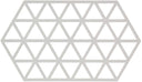 Zone Denmark Dessous de verre Triangles - Gris chaud - 24 x 14 cm