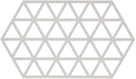 Zone Denmark Pannenonderzetter Triangles - Warm Grey - 24 x 14 cm