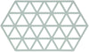 Zone Denmark Dessous de verre Triangles - Nordic Sky - 24 x 14 cm