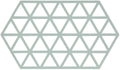 Zone Denmark Dessous de verre Triangles - Nordic Sky - 24 x 14 cm