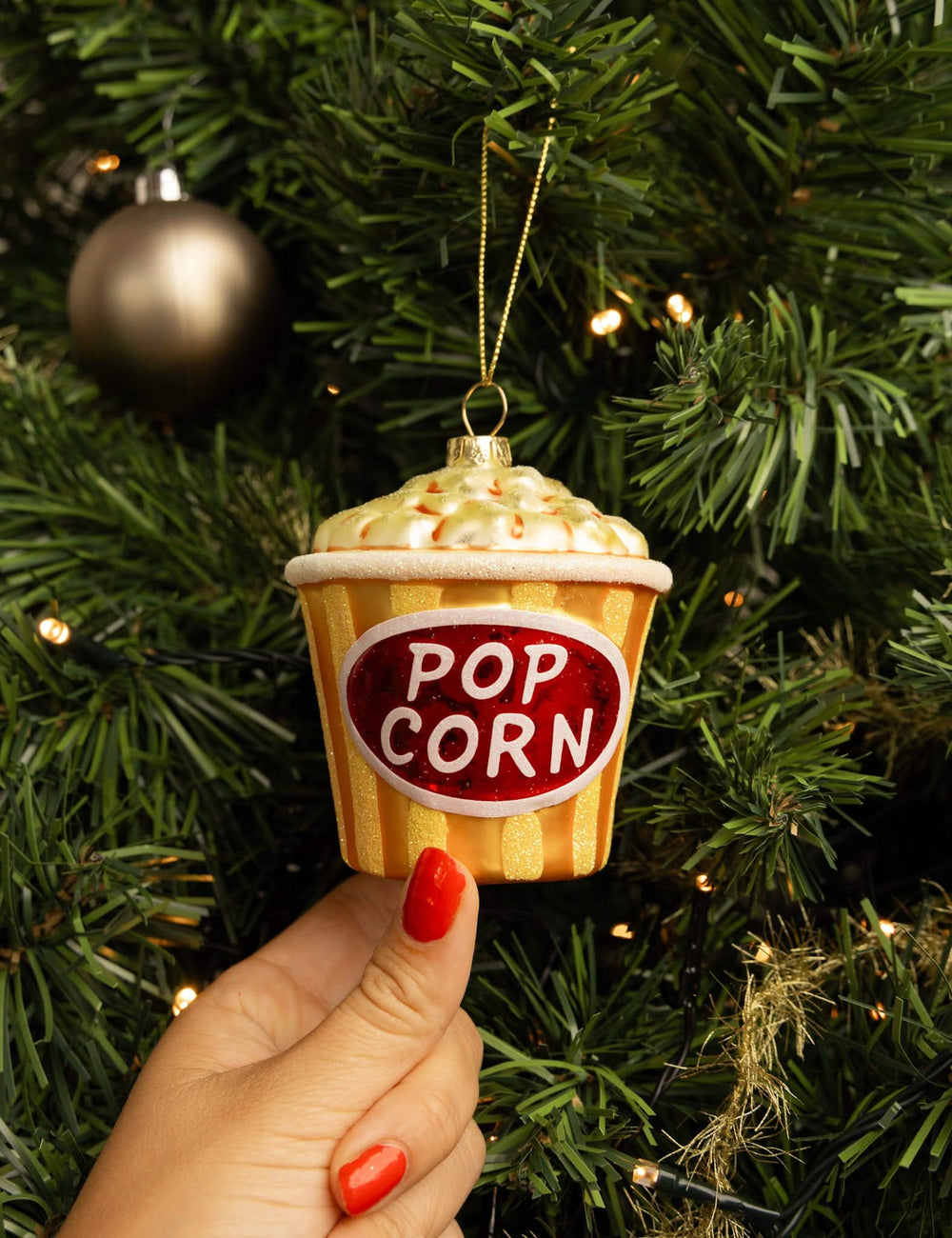 Nordic Light Kerstbal Popcorn 9 cm