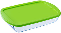 Plat à four Pyrex avec couvercle - Cook & Store - 40 x 27 x 6 cm / 4,5 litres