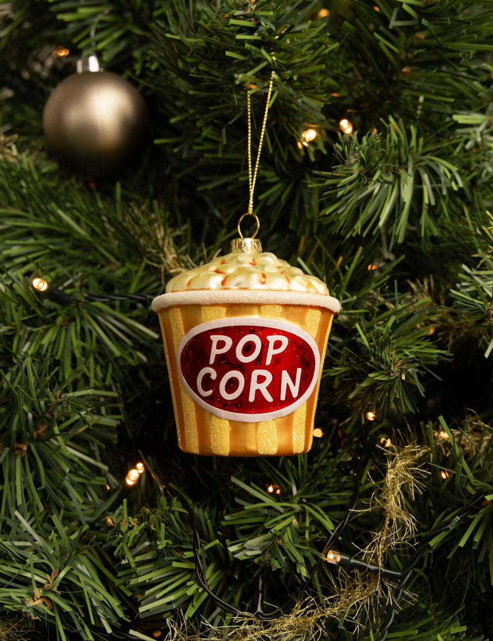 Nordic Light Kerstbal Popcorn 9 cm