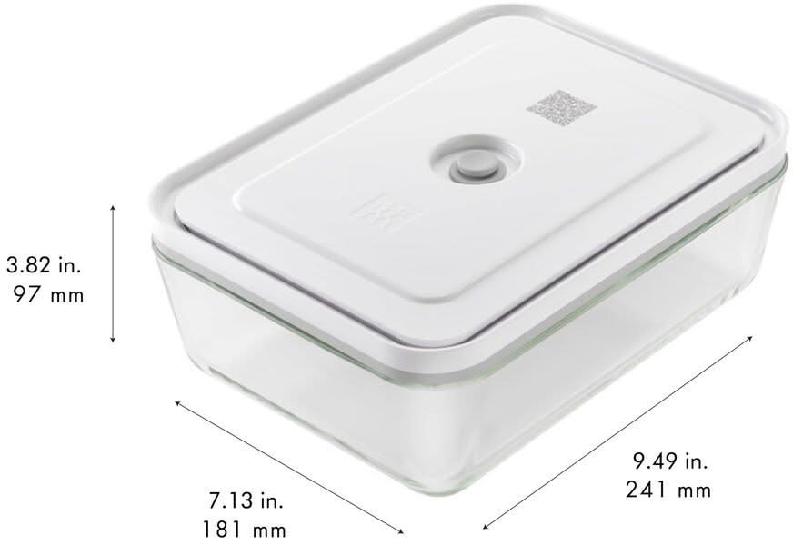 Zwilling Récipient sous vide Fresh &amp; Save - Verre - 24 x 18 x 10 cm / 2 litres