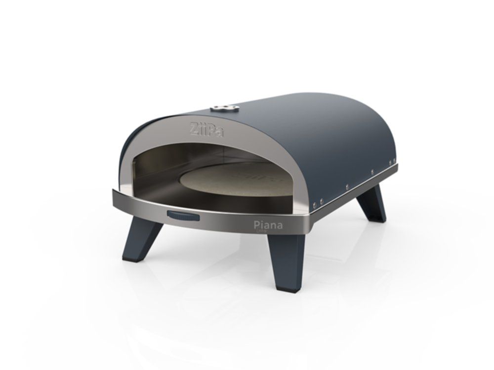 ZiiPa Pizza Oven Piana - Gasmodel - met Thermometer - Leisteen - voor ø 30 cm pizza's - Roterende pizzasteen