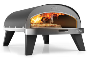 ZiiPa Pizza Oven Piana - Gasmodel - met Thermometer - Leisteen - voor ø 30 cm pizza's - Roterende pizzasteen