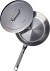 Saveur Selects Poêle avec couvercle Voyage - Inox Tri-Ply - ø 25 cm - sans revêtement antiadhésif