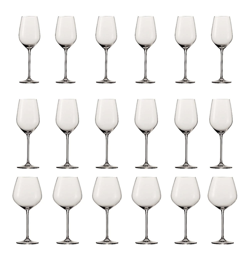 Schott Zwiesel Wijnglazen Fortissimo - Set 18 delig - Witte en Rode Wijnglazen & Gin Tonic Glazen