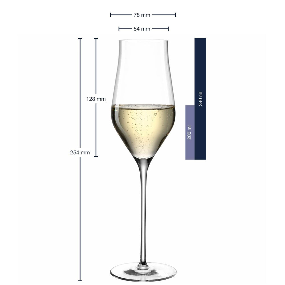 Verres à champagne Leonardo Brunelli 340 ml - 6 pièces