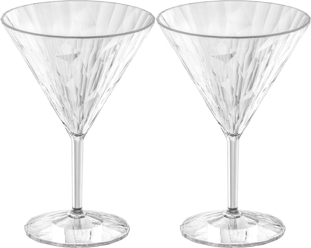 Verres à Cocktail Koziol - Super Verre Incassable - 250 ml - 2 pièces