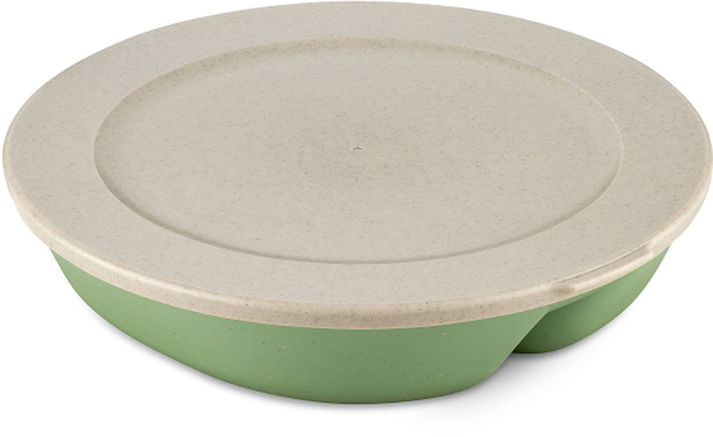 Assiette gourmet Koziol avec couvercle Connect Vert ø 25 cm / 1,5 litre